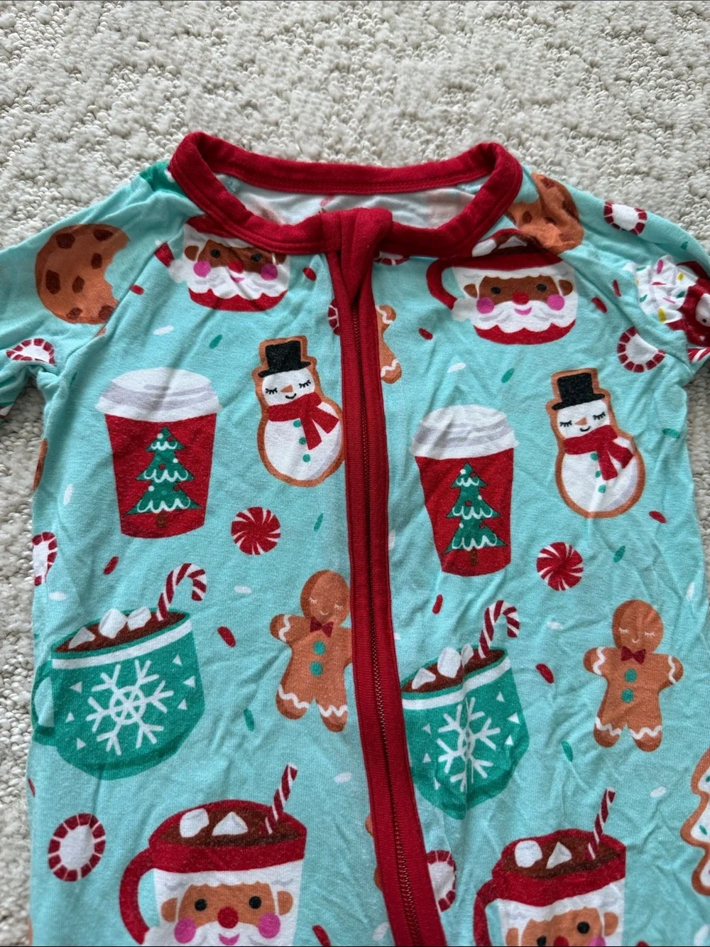 Little Sleepies Peppermint Mocha Zippy